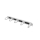 Akcesorium do szafy RACK Lanberg Organizer kabli Typ B 19" 1U szczotkowy (szary)